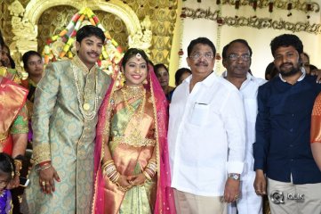 Celebs at C Kalyan Son Wedding Reception